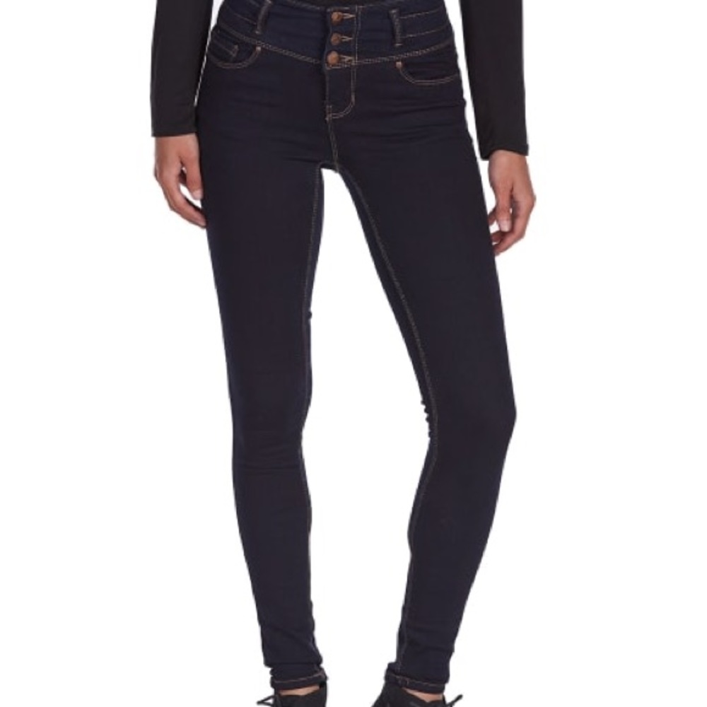BLUE SPICE Juniors' High-Rise Skinny Jeans